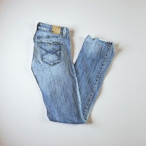 Armani Exchange Blue Straight Leg Jeans